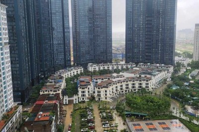 Chung cư Hà Nội ‘chìm trong biển nước’ sau mưa bão – Hồi chuông cảnh báo về hạ tầng và chất lượng công trình
