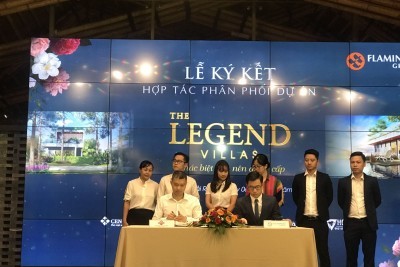 Lễ kí kết hợp đồng Đại lý phân phối The Legend Villa