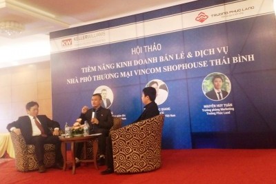 Nhìn lại hội thảo Tiềm năng Kinh doanh bán lẻ và dịch vụ của Khu nhà phố thương mại Vincom Shophouse Thái Bình
