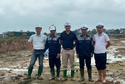 Ban lãnh đạo chủ đầu tư trực tiếp khảo sát Cụm Công nghiệp Hoàng Lâu – Khẳng định quyết tâm triển khai dự án